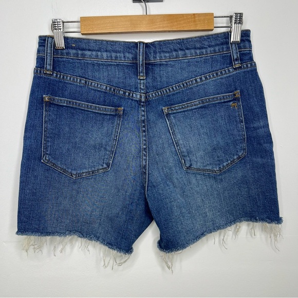 MADEWELL High Rise Denim Cut Off Shorts - Picture 4 of 5